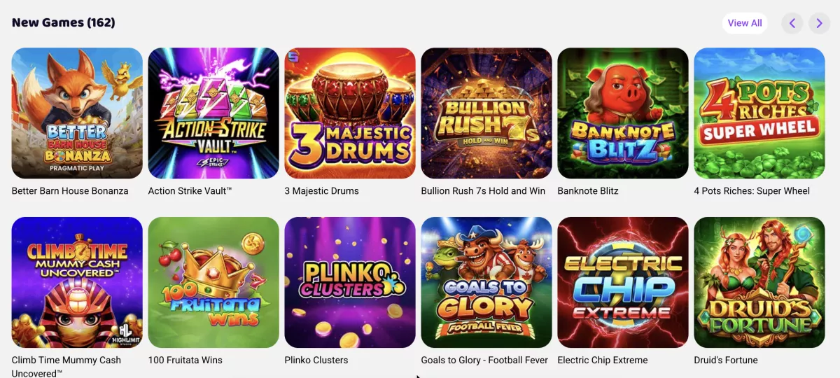 BooCasino New Games