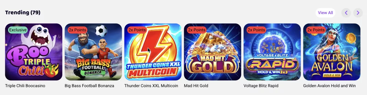 BooCasino Trending
